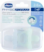 Chicco PhysioForma Soft 2'li Silikon Emzik 2-6 Ay Erkek thumbnail 2