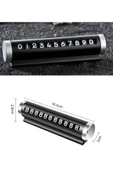 10 cm Araç Park Telefon Numaratör Alüminyum Kasa Çevirmeli Ayarlı Torpido Üstü Silindir Numaratik thumbnail 3