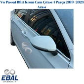 Vw Passat B8.5 Krom Cam Çıtası 4 Parça 2019- 2023 Arası Paslanmaz Çelik thumbnail 4