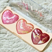 Sudedi Home Romantik Işıltılar Paleti - Kalp Tasarımlı Highlighter Seti - 1