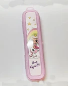 Pembe Multi Renkli Kapaklı Kalemlik Kutusu -çanta İçi Saklama - Diş Fırçası - Makyaj Fırçası Kutu - 2