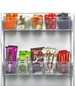 12 Li Buzdolabı İçi Mini Düzenleyici Kutu Organizer - Buzdolabı Kapak Düzenleyici - 1