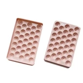 2 Li Buz Kalıbı 33 Bölmeli Kristal Küre Buzluk - Mini Yuvarlak Buz Kalıbı - 5