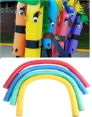 3 Adet Renkli Çocuk Aktivite Köpüğü Hayal Gücü Geliştirici Sosis Şekil Yapma Köpüğü  (150 Cm X 6 Cm) - 1