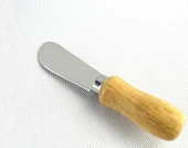 Tereyağı Bıçağı - Mini Spatula Ahşap Saplı 6 Adet - 5