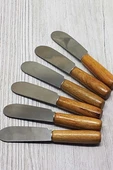 Tereyağı Bıçağı - Mini Spatula Ahşap Saplı 6 Adet - 3