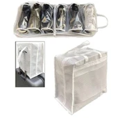 Ayakkabı Saklama Ve Taşıma Çantası (çizgili Model) Shoe Tote - 2
