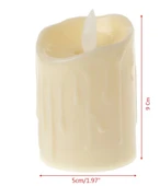 Alevli Led Mum Hareketli Alev Görünümlü Dekoratif Mum - 9cm - 2