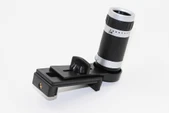 8x18 Zoom Teleskop Telefon Kamera Lensi Mini El Dürbünü - 1