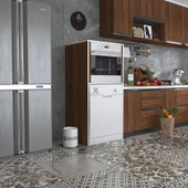 Kenzlife ankastre fırın&bulaşık makinesi dolabı botan cvz 150*70*60 çamaşır makinesi - 1