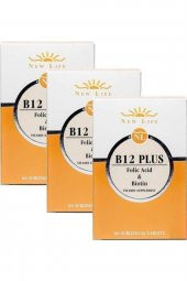 Newlife B12 Plus - 60 Dilaltı Tablet *3 Adet-b12 Vitamini, Folik Asit Skt:12.2022 - 1