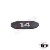 Renault Clio MK2 II BB CB Kangoo MK1 FC KC 7700422223 İçin Siyah 1.4 Kapı Bandı Çıta Yazısı thumbnail 3