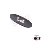 Renault Clio MK2 II BB CB Kangoo MK1 FC KC 7700422223 İçin Siyah 1.4 Kapı Bandı Çıta Yazısı thumbnail 4