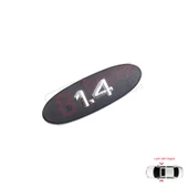 Renault Clio MK2 II BB CB Kangoo MK1 FC KC 7700422223 İçin Siyah 1.4 Kapı Bandı Çıta Yazısı thumbnail 1