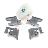 Renault Clio MK2 için Sunroof Dişli Kızak Metal Ayak Seti 8200085721 thumbnail 3