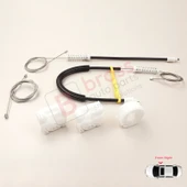 Mercedes C Class W204 S204 2006-2014 E W212 S212 2009-2016 4/5 Door Kapı Ön Sağ Cam Kriko Tamir Seti thumbnail 5