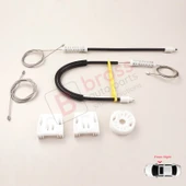 Mercedes C Class W204 S204 2006-2014 E W212 S212 2009-2016 4/5 Door Kapı Ön Sağ Cam Kriko Tamir Seti thumbnail 2