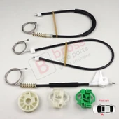 Seat Ibiza MK2 6K1 1993-2002 4/5 Kapı 6K4837401P İçin Ön Sol Cam Kriko Tamir Seti thumbnail 2