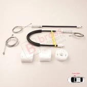 Mercedes C Class W204 S204 2006-2014 E W212 S212 2009-2016 4/5 Door Kapı Ön Sağ Cam Kriko Tamir Seti thumbnail 4