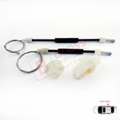 Seat Leon MK2 1P 1P1 2005-2012 5-Kapı HB 1P0839462A İçin Elektrikli Arka Sağ Cam Kriko Tamir Seti thumbnail 3