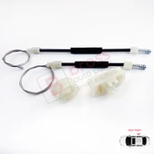 Seat Leon MK2 1P 1P1 2005-2012 5-Kapı HB 1P0839462A İçin Elektrikli Arka Sağ Cam Kriko Tamir Seti thumbnail 4