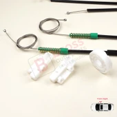 Peugeot 307 İçin Ön Sağ Kapı Cam Kriko Tamir Seti thumbnail 5