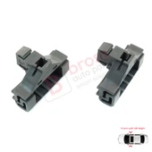 VW Polo 3 6N Lupo 6E Seat Cordoba Ibiza 6K Arosa 6H 3-Kapı HB Coupe İçin 2 EA Cam Kriko Tamir Klipsi thumbnail 4