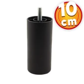 Mobilya Kanepe Sehpa TV Ünitesi Koltuk İnce Diş Orta Destek Ayağı 10 cm Siyah Baza Ayak 4 Adet thumbnail 7