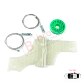 Peugeot 508 MK1 W23 8D 8E 2010-2018 4/5 Kapı 9224H9 İçin Elektrikli Arka Sağ Cam Kriko Tamir Seti thumbnail 1