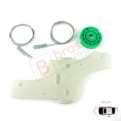 Peugeot 508 MK1 W23 8D 8E 2010-2018 4/5 Kapı 9223H6 İçin Elektrikli Arka Sol Cam Kriko Tamir Seti thumbnail 2