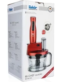 Fakir Mr Chef Quadro 1000 W Blender Seti Rouge - 8