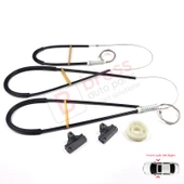 VW Lupo Seat Arosa 1998-2005 3- Kapı 6X0837461 6X0837462 İçin Ön Sol veya Sağ Cam Kriko Tamir Seti thumbnail 3