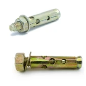 ( 8 Adet ) Saplamalı Gömlek Çelik Dübel M6x65 mm Raf Montaj Bağlantı Zemin Monte Betona Asma Aparat - 9