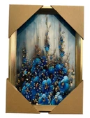Duvar Tablo 22X32 Cm Çiçekler 3 Boyutlu M4440-1 - 1