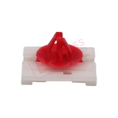 Renault için 10 Adet Yan Pervaz Klipsi Kırmızı Beyaz 7701040837 thumbnail 3