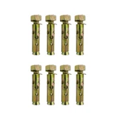 ( 8 Adet ) Saplamalı Gömlek Çelik Dübel M6x65 mm Raf Montaj Bağlantı Zemin Monte Betona Asma Aparat - 6