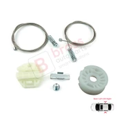 Mercedes E W210 S210 1995-2003 2107301646 2107301546 İçin Arka Sol veya Sağ Cam Kriko Tamir Seti thumbnail 1