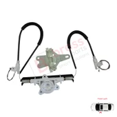 Nissan Terrano MK2 R20 Mercedes Vito W638 807010F015 İçin Elektrikli Ön Sol Cam Kriko Tamir Seti thumbnail 1