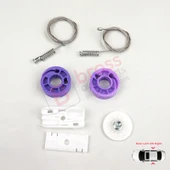 Bentley Continental MK1 GT GTC 3W 393 394 2003-2011 İçin Elektrikli Arka Cam Kriko Tamir Seti thumbnail 1