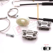 Jaguar X Type X400 2001-2009 4/5 Kapı C2S51553 İçin Elektrikli Ön Sağ Cam Kriko Tamir Seti thumbnail 5