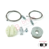 Mercedes E W210 S210 1995-2003 2107301646 2107301546 İçin Arka Sol veya Sağ Cam Kriko Tamir Seti thumbnail 3