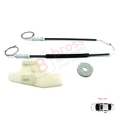 Peugeot 407 6E 6D 2004-2011 4/5 Kapı 9644893780 İçin Elektrikli Arka Sol Cam Kriko Tamir Seti thumbnail 4