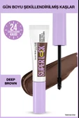 Super Lock Brow Glue Kaş Sabitleyici Maskara - Deep Brown - 2