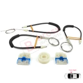 VW Polo Vento MK5 6R 6C 61 2009-2022 4/5 Kapı 6R4837462 İçin Elektrikli Ön Sağ Cam Kriko Tamir Seti thumbnail 3