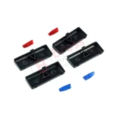 BMW X5 E53 E39 64116915812 İçin 4 Adet Klima Kontrol Isı Sıcaklık Arttırma Azaltma Düğme Kapak Seti thumbnail 5