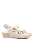 Muya Terra 31130-045 Anatomik Taban Kadın Sandalet Full Krem 36-40 - 2