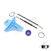 VW Polo Vento MK5 6R 6C 61 2009-2022 4/5 Kapı 6R4839461 İçin Elektrikli Arka Sol Cam Kriko Tamir Seti thumbnail 2