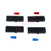 BMW X5 E53 E39 64116915812 İçin 4 Adet Klima Kontrol Isı Sıcaklık Arttırma Azaltma Düğme Kapak Seti thumbnail 2