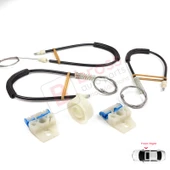 VW Polo Vento MK5 6R 6C 61 2009-2022 4/5 Kapı 6R4837462 İçin Elektrikli Ön Sağ Cam Kriko Tamir Seti thumbnail 5