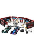 ® City F1® Garajı ve Mercedes-AMG ve Alpine Arabaları 60444 - 7+ Oyuncak Yapım Seti (678 Pr) - 2